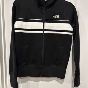 The North Face Black Jacket with White Accents